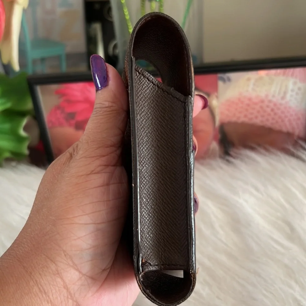 Louis Vuitton Damier Ebene Cigarette Case or lipstick case. Date Code CT0093 - Picture 7 of 15